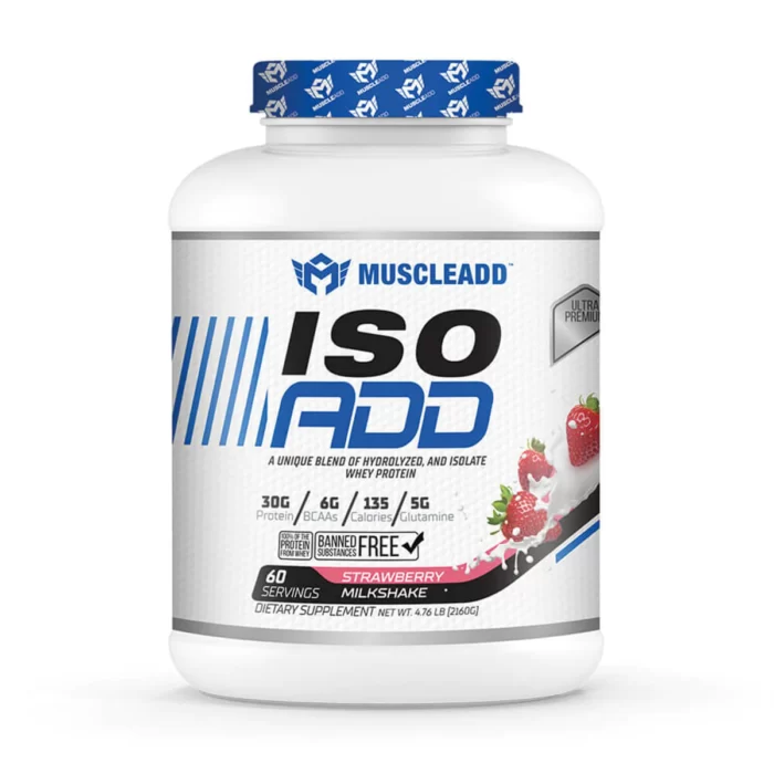 Muscle Add Iso Add 60Serv Strawberry