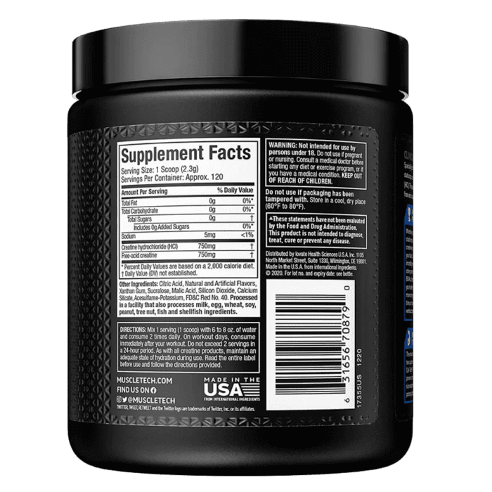 Muscletech Celltech Creactor 120Serv